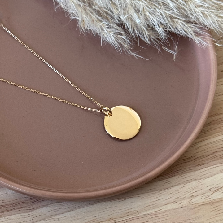 Collier "Bomba" - 2cm - plaqué or
