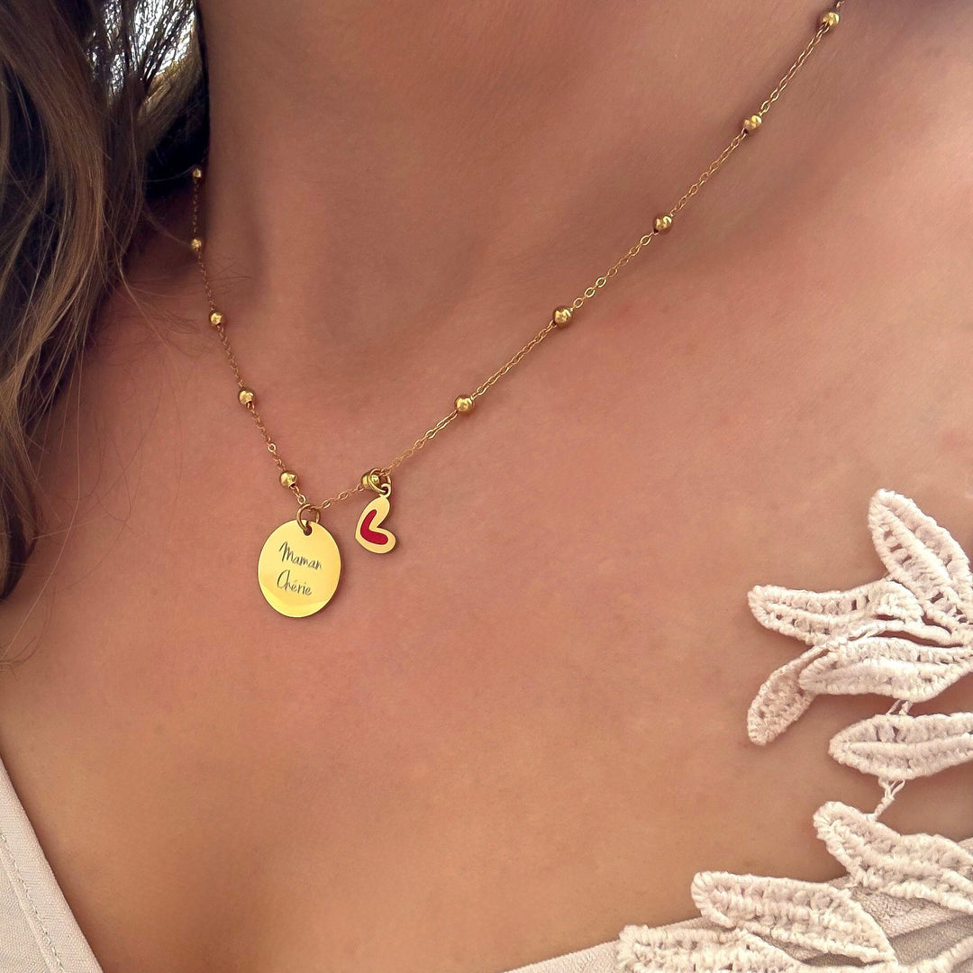Collier JADE - Personnalisable