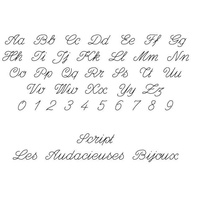 Collier JADE - Personnalisable