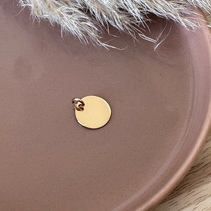 Pendentif "Lycia" - 1,5cm - plaqué or