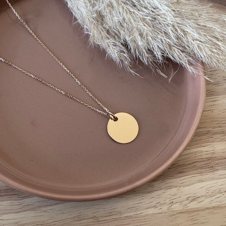 Collier "Lycia" - 2cm - plaqué or