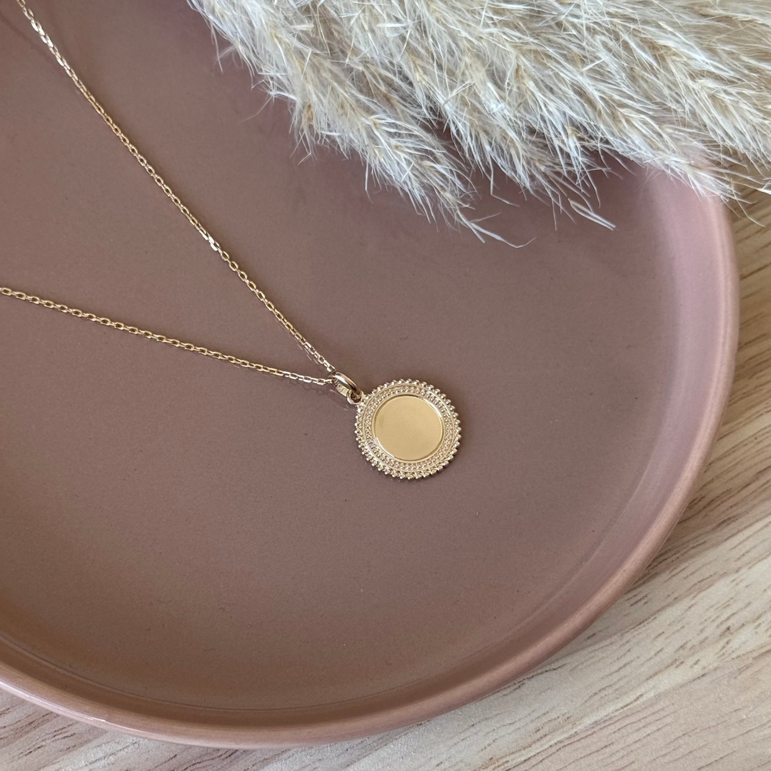 Collier "Morie" - plaqué or