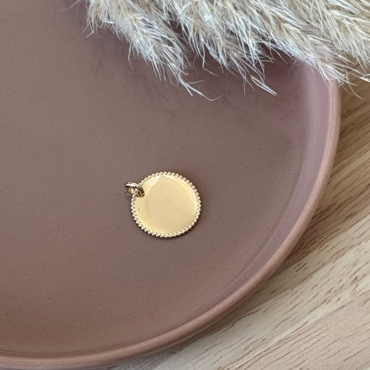 Pendentif "Perla" - plaqué or